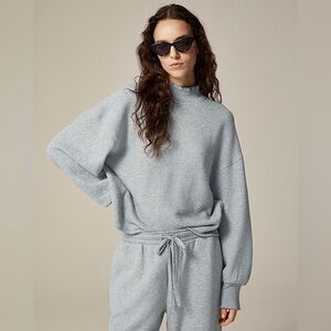 J. Crew Heritage terry mockneck sweatshirt
